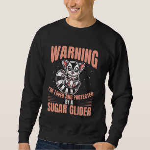 Moletom Amante Engraçado de Sugar Glider Dito Engraçado pa