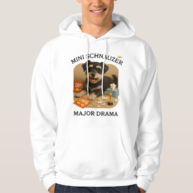 Moletom Amantes de Cães Mini Schnauzer  (Frente)