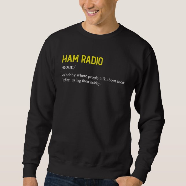 Moletom Amatuer Radio Communication Ham Radio Operator Ant (Frente)