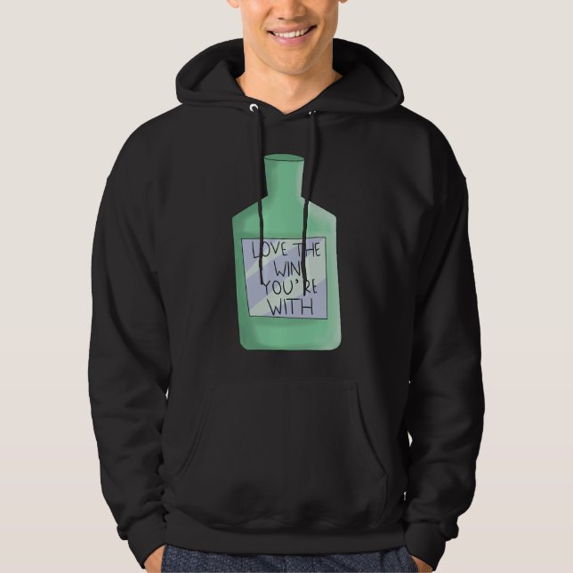 Moletom Ame O Vinho Que Você Está Com O Páscoa Do Vinho (Frente)