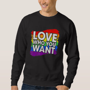 Moletom Ame Quem Você Quer Eu Orgulho gay I Lgbtq