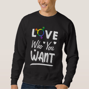 Moletom Ame Quem Você Quer Lgbt Orgulho gay Lgbt Rainbow F