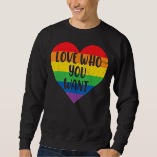 Moletom Ame Quem Você Quer Orgulho gay Lgbt Men Mulheres A