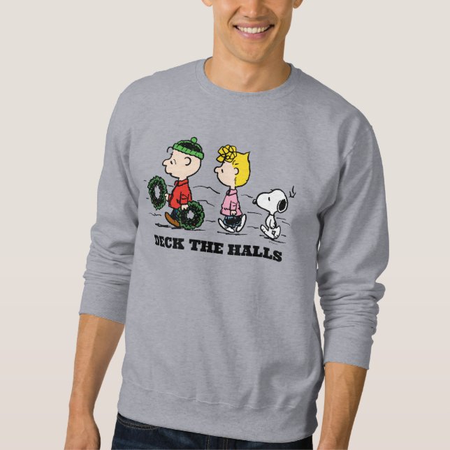 Moletom Amendoins | Charlie Brown, Sally & Snoopy (Frente)