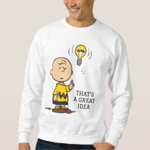 Moletom Amendoins   Ideia da lâmpada de Charlie Brown