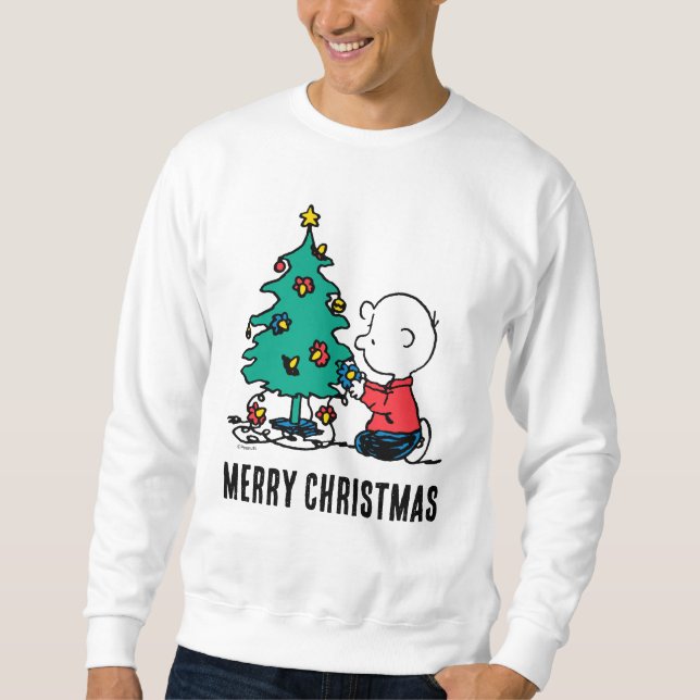 Moletom Amendoins | Luzes de Natal Charlie Brown (Frente)