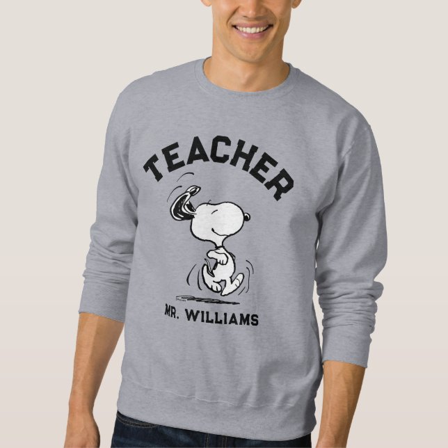 Moletom Amendoins | Professor de dança feliz de Snoopy (Frente)