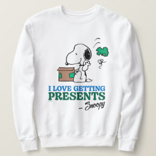 Moletom Amendoins   Snoopy I Love Getting Present