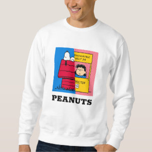 Moletom Amendoins   Snoopy & Lucy Half & Half