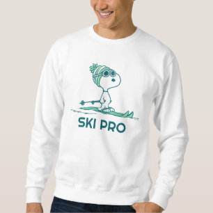 Moletom Amendoins   Snoopy on Skis