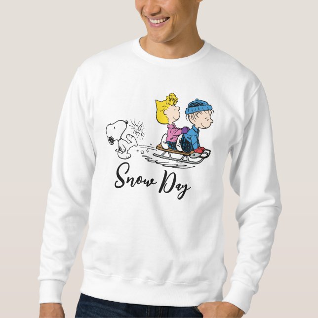 Moletom Amendoins | Snoopy, Sally & Linus Sled Riding (Frente)
