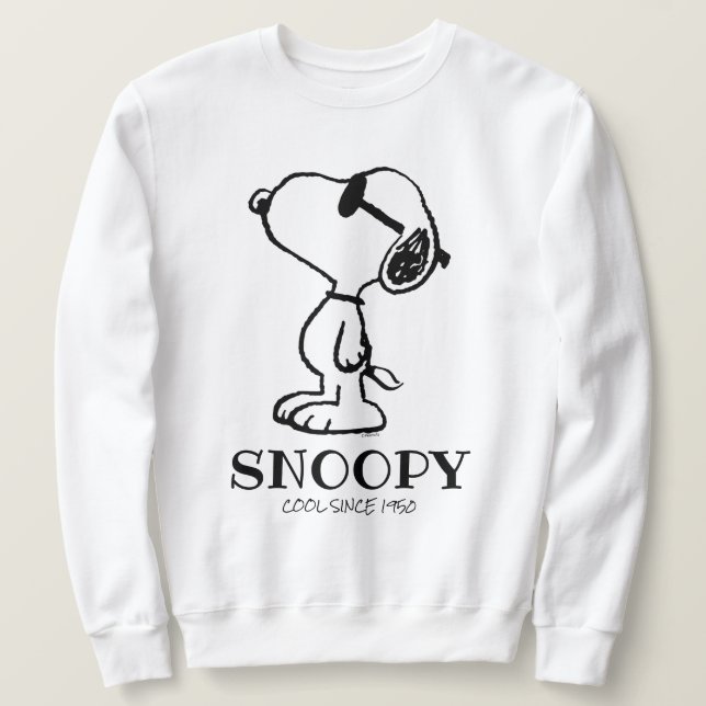 Moletom Amendoins | Snoopy Sunglass Ponder (Frente do Design)