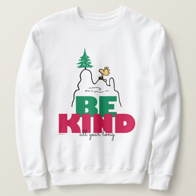Moletom Amendoins | Snoopy & Woodstock Be Kind (Frente do Design)