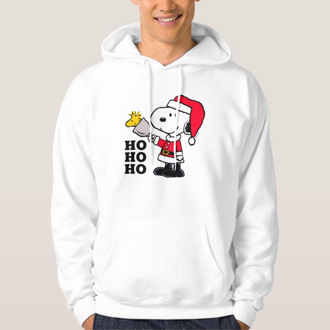 Moletom Amendoins | Snoopy & Woodstock Ho Ho Ho (Frente)
