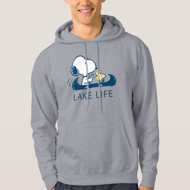 Moletom Amendoins | Snoopy & Woodstock Lake Life (Frente)