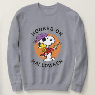 Moletom Amendoins   Snoopy & Woodstock viciado no Hallowee