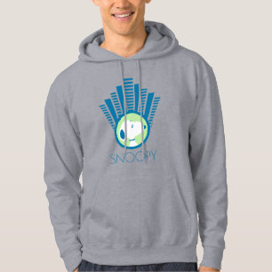 Moletom Amendoins Sonhos De Deco Azul De Snoopy