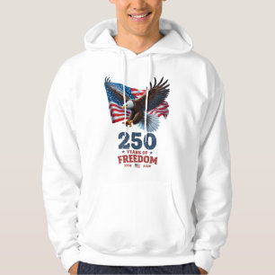 Moletom América 250 Anos de Liberdade Águia Careca Bandeir