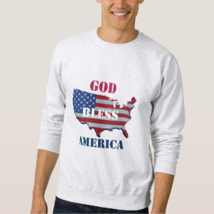 Moletom América deus abençoe Design Patriótico