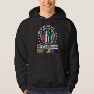 Moletom American African Flag Heart South Africa American