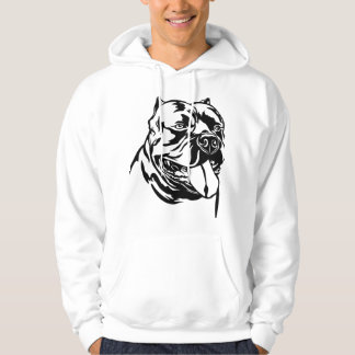 Moletom American Bully Dog, silhueta negra Hoody