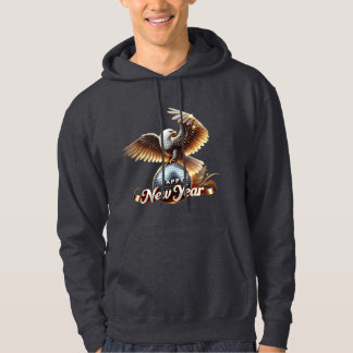 Moletom "American Eagle Feliz ano novo Hoodie