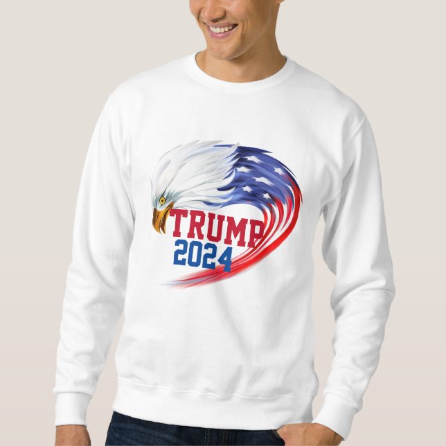 Moletom American Eagle Trump 2024 (Frente)
