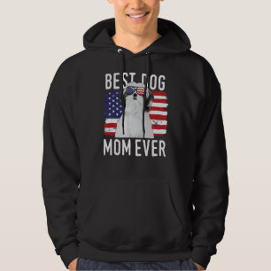 Moletom American Flag Best Dog Mãe Ever Shiu Tzu Usa