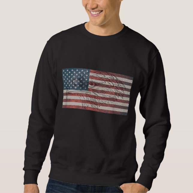 Moletom American Flag Eagle EUA (Frente)