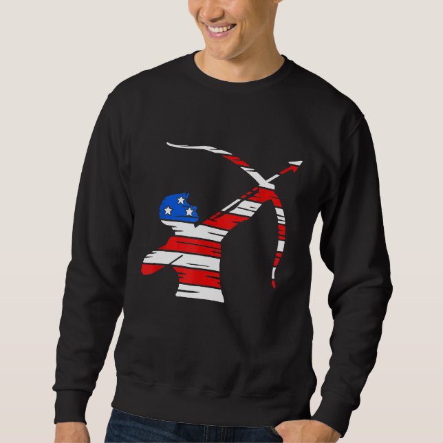 Moletom American Flag Themed Archer (Frente)