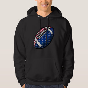 Moletom American Football Us Flag Patriótico 4 De Julho Ki