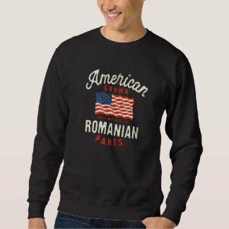 Moletom American Grown with Romanian Parts Patriotic Natio