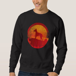 Moletom American Hairless Terrier Retro Sunset