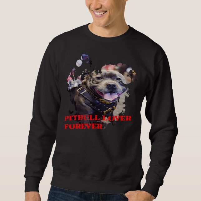 Moletom American Pitbull Pit Bull Lover Terrier Mãe Ink Sp (Frente)