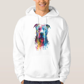 Moletom American Pitbull - Splash de Tinta de Grafite