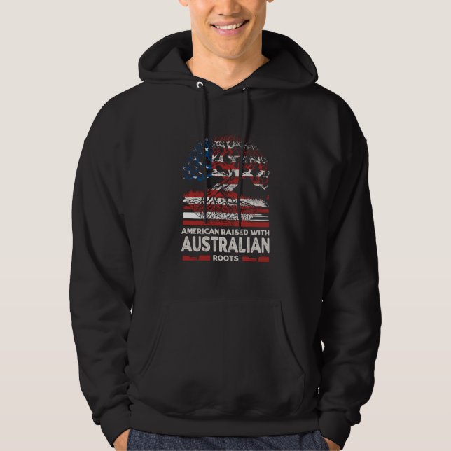 Moletom American with Australian Roots Patriotic Australia (Frente)