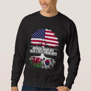 Moletom Americano crescido com bandeira Patrimônio Welsh S