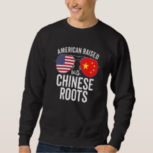 Moletom Americano Levantado com Raízes Chinesas Norte-Amer