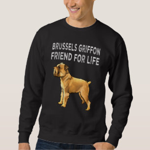 Moletom Amigo De Bruxelas Griffon Para Amizade De Cachorro
