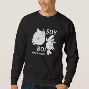 Moletom Amigos Não Comida Soy Boy Tofu Vegan Vegetarian