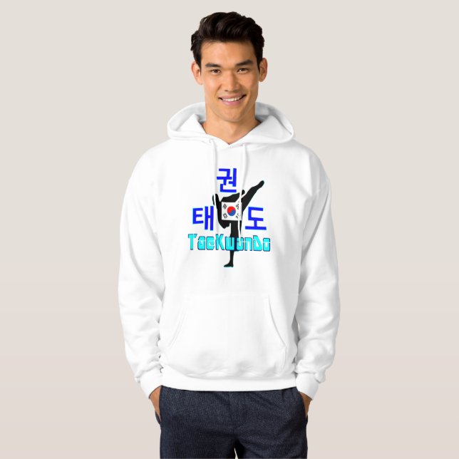 Moletom ❤☯✔Amo a Arte Marcial Coreana-TaeKwonDo (Frente Completa)