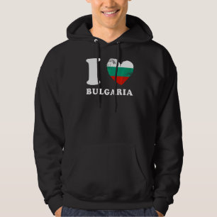 Moletom Amo Bulgária Heart Flag Bulgária