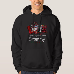 Moletom Amor chamado Grammy Snowman Christmas Pla