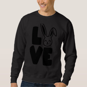Moletom Amor Coelho Coelho Coelho Coelho Coxo Rosto Negro