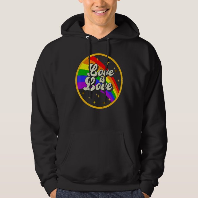 Moletom Amor Com Orgulho Lgbt Gay Lésbica (Frente)