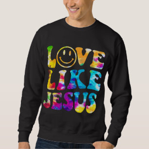 Moletom Amor Como Jesus Tie Dye Faith Christian Jesus Men