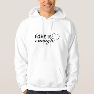 Moletom Amor confortável é Suficiente para o Estilo Diário