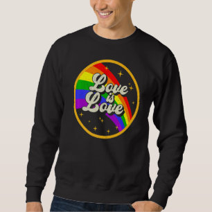Moletom Amor é Amor Arco-Íris Lgbt Lésbica Gay Bisexual