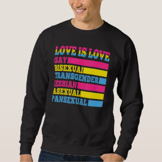 Moletom Amor é Gay Transgênero Pans Asexuais