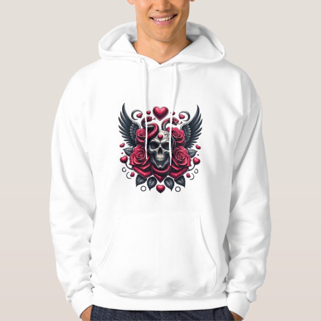 Moletom Amor e morte entrelaçados (Frente)